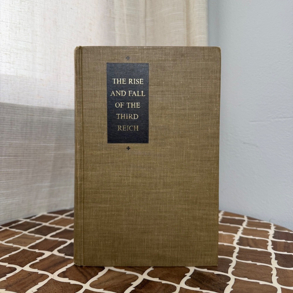 William L Shirer The Rise and Fall of the Third Reich Hardcover History‎ 1960